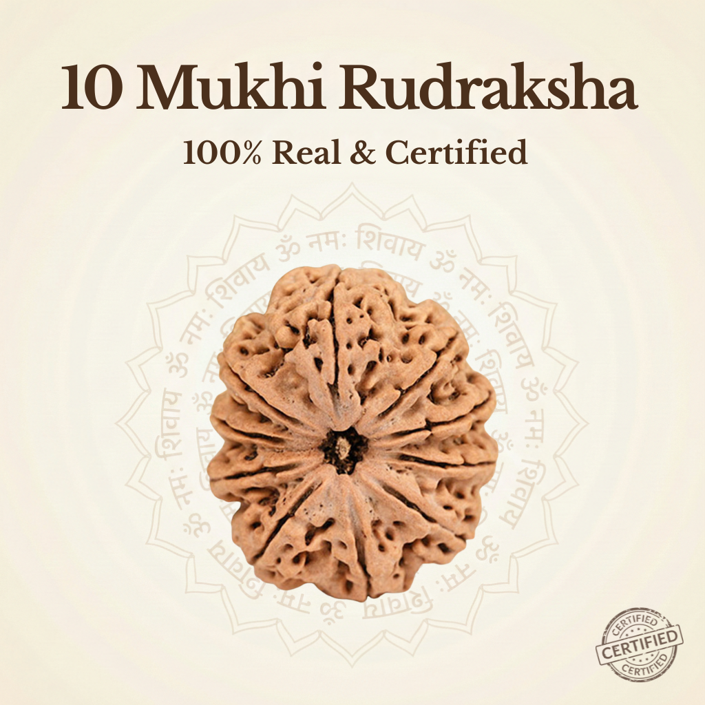Nepal Origin 10 Mukhi Rudraksha