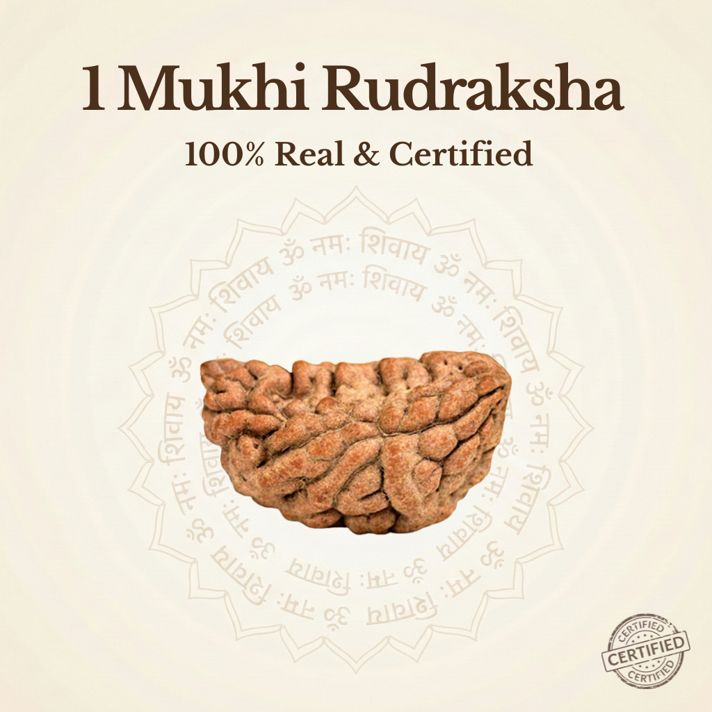 Nepal Origin 1 Mukhi Rudraksha