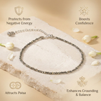 Raw Pyrite Anklet