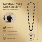 Karungli Mala With Om Shiva Pendant