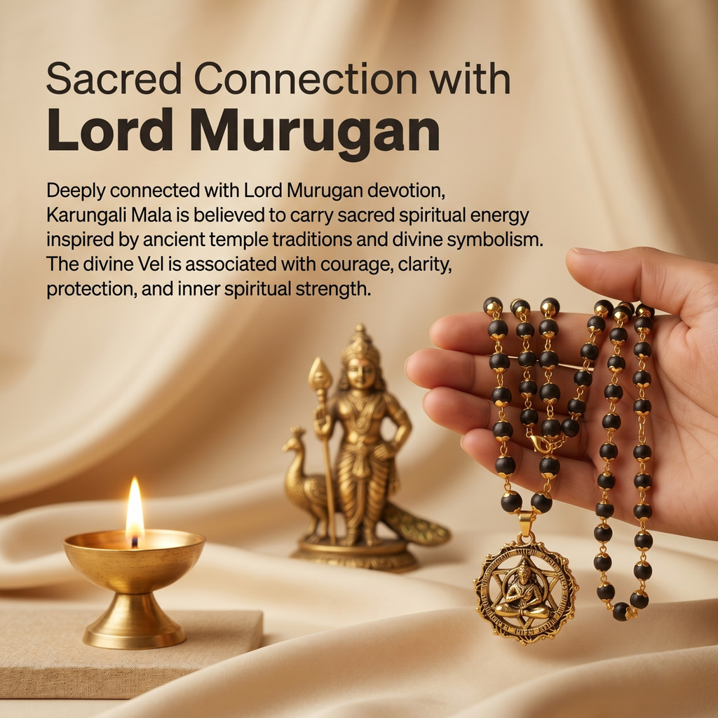 Karungali Mala With Hanuman Kavach