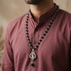 Karungli Mala With Om Shiva Pendant