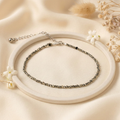 Raw Pyrite Anklet