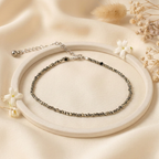 Raw Pyrite Anklet