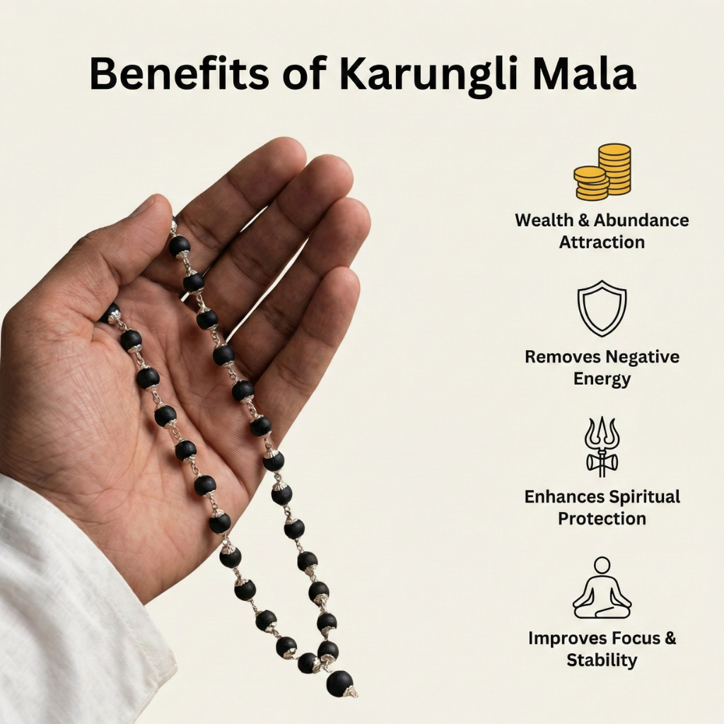 Karungli Malai Silver Capped With  Govt. Certified