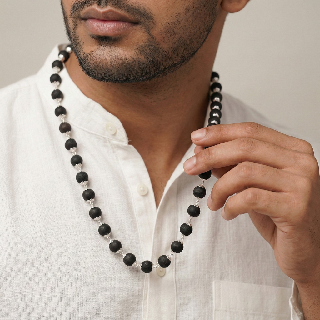 Karungli Malai Silver Capped With  Govt. Certified