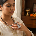 Lord Murugan Pendant WIth Karungli Malai